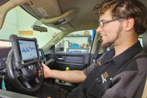 A technician performing Electrical Diagnostics in Gap, PA