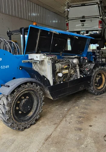An Exposed Diesel Engine in Gap, PA
